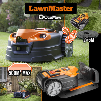 Lawnmaster VBRM18AMID2R Robot Cortacésped Batería Lithium‑Ion 4 Ah 500 m²
