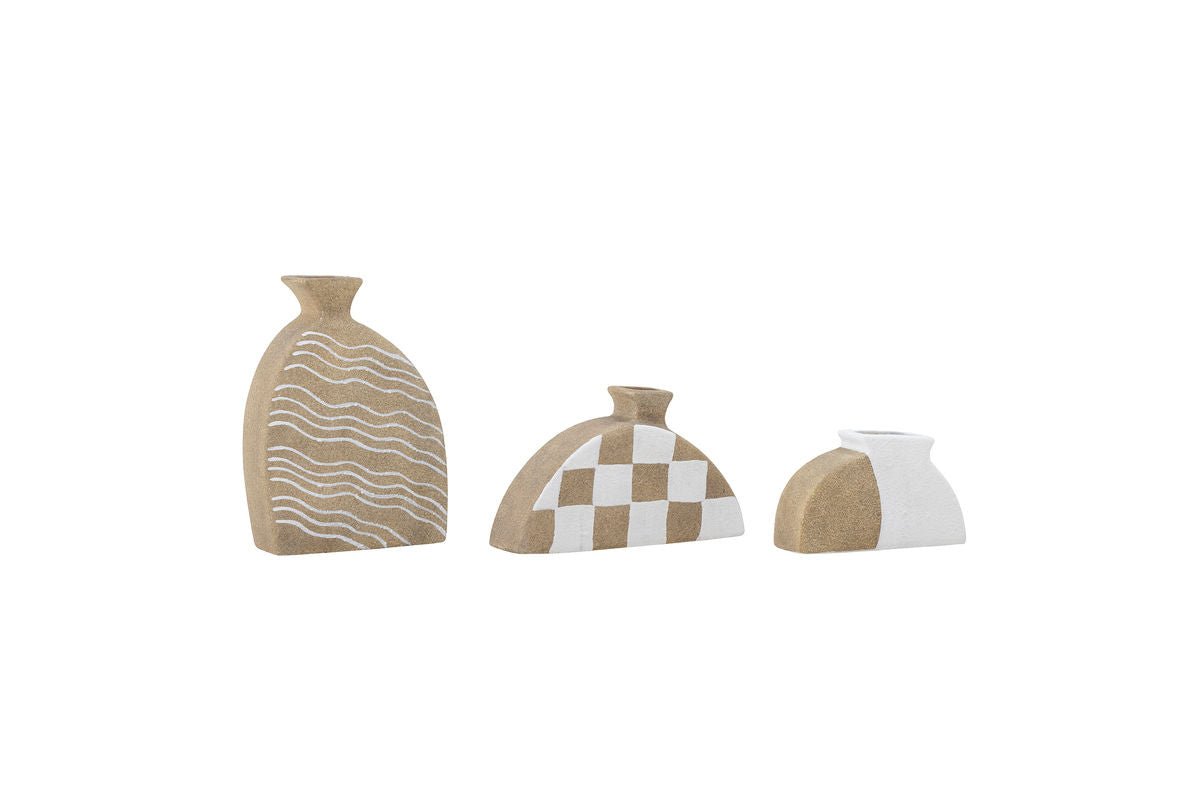 Vasen Set (3-teilig) „Nauta“ – Terrakotta