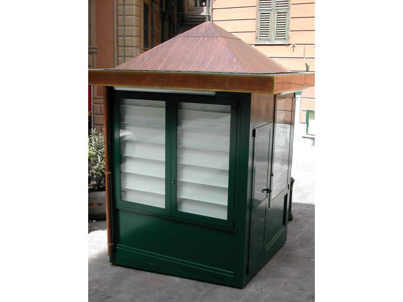 Vordruck-Box für Zeitungskiosk – Kompakt, Vielseitig, 2 m × 2 m