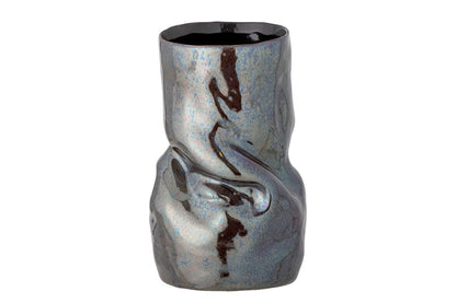 Luxusbetten24 Alena Vase Schwarzes Steingut