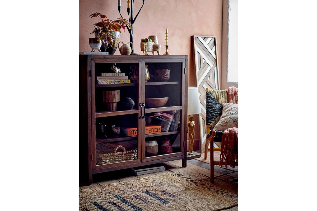 Luxusbetten24 Almeria Blumentopf mit Reaktiver Glasur Braun Design