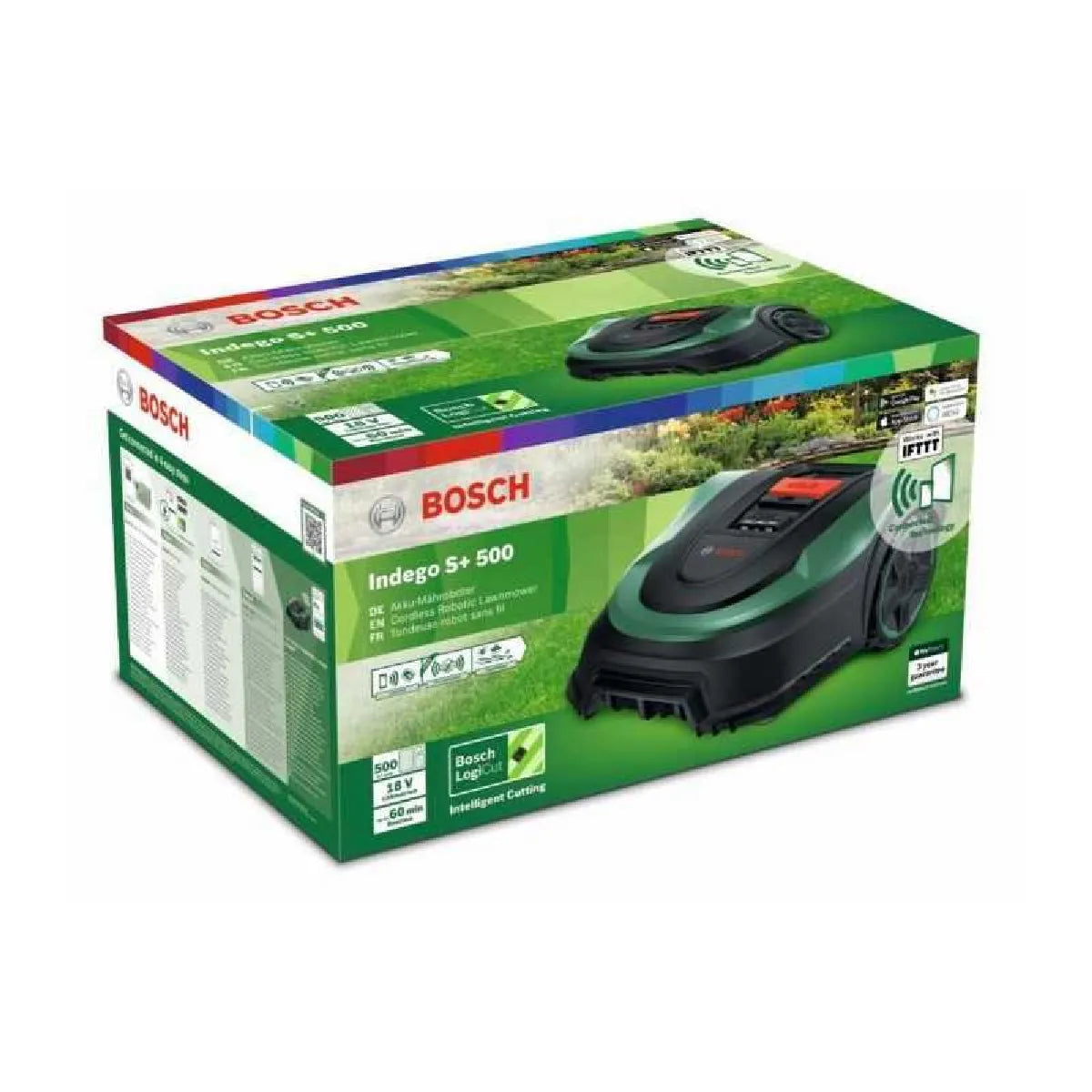 Bosch Indego S+ 500 Robot Cortacésped GPS de Jardín