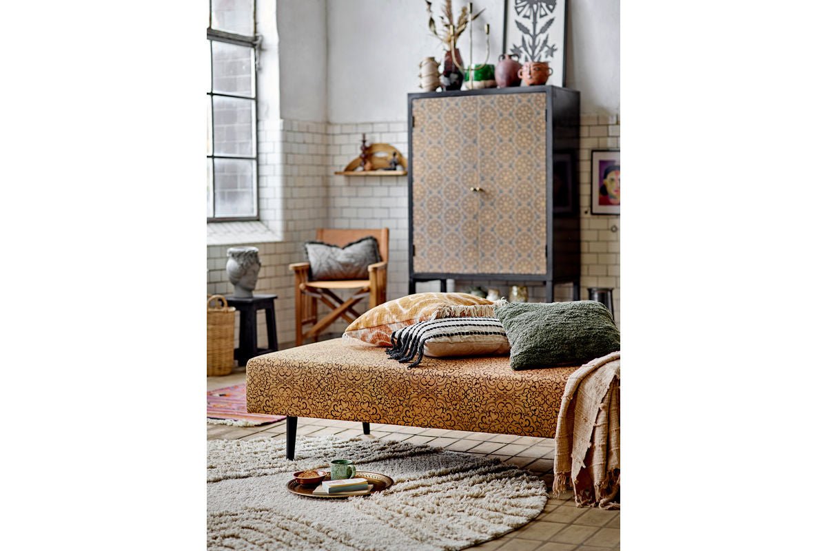 Vase Selin – Graues Steingut – Grau – für Wohnzimmer Dekoration