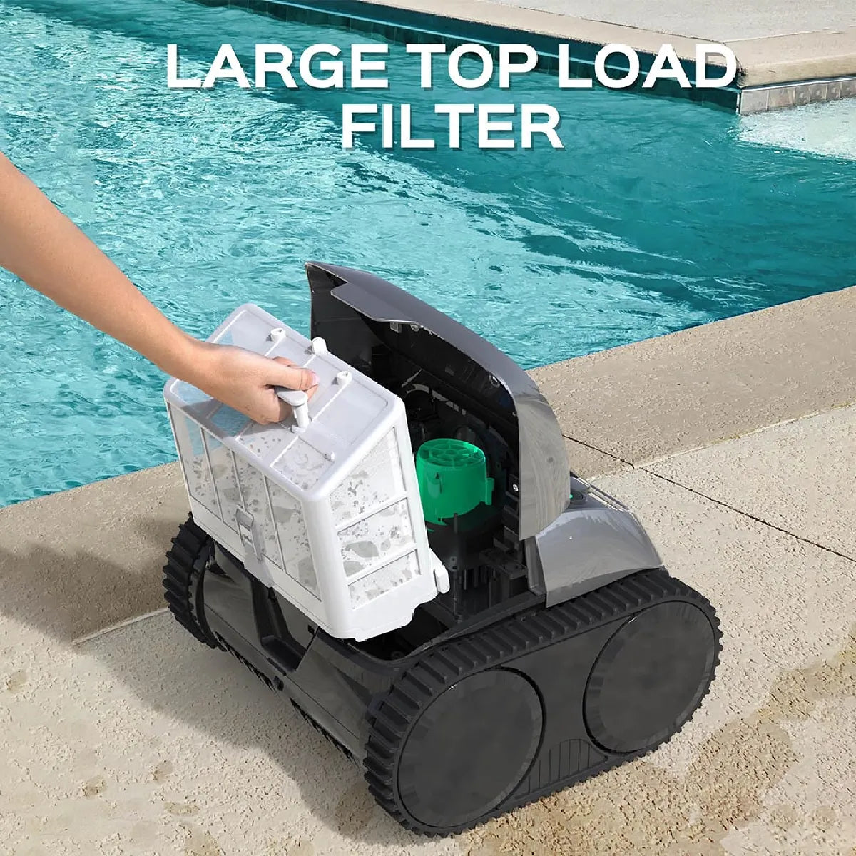 Robot Piscine WYBOT C1 Gris Vert MKR00011334963