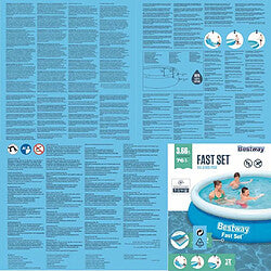 Bestway Fast Set Piscina Inflable Tritech 366x76 cm