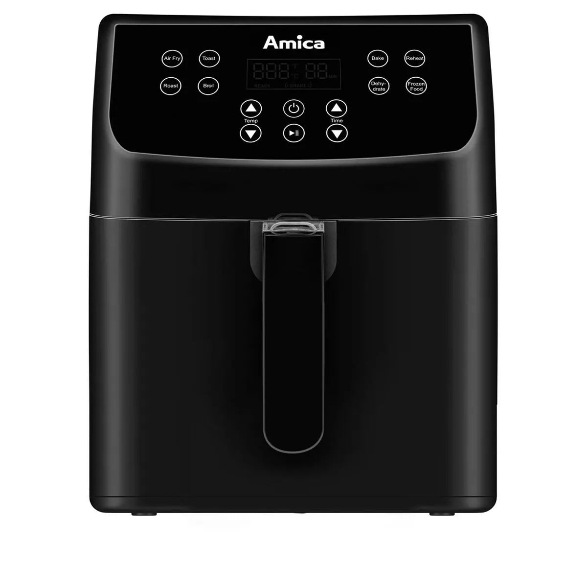 Amica AFM 4011 Freidora Sin Aceite Negra 6,8 L