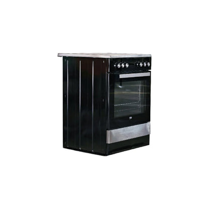 Beko FSE67301XCS Cocina Vitrocerámica 60 cm 4 Quemadores Horno 72 L Inox