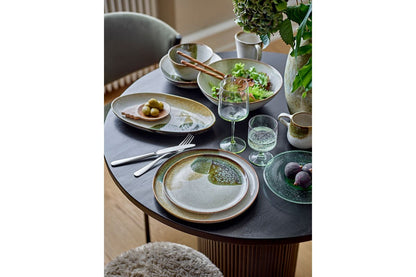 Luxusbetten24 Arimo Teller-Set Buntes Glas 2-Teilig