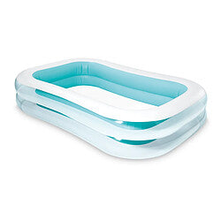 Intex Piscina Rectangular Family 262 cm x 175 cm Azul y Blanca