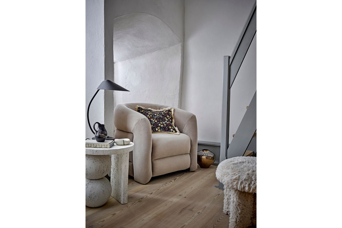 Luxusbetten24 Gazi Tischlampe Asymmetrisch Moderne Schwarz
