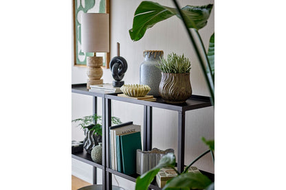 Blumentopf Terraea – Braunes Steingut