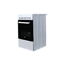 Beko FSS57100GW Cocina Vitrocerámica 4 Quemadores Horno 60 L Blanco