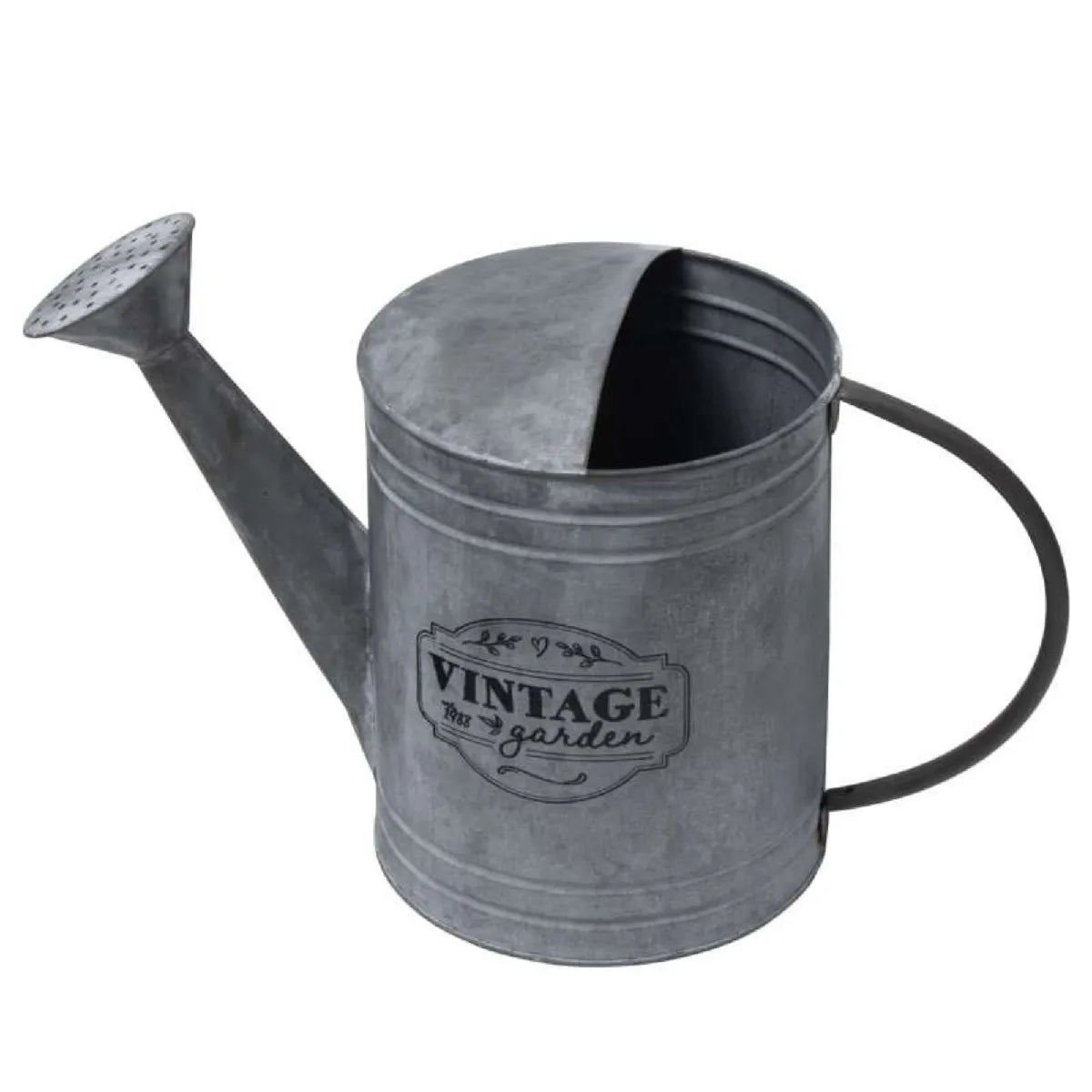 Provence Outillage Regadera Decorativa de Zinc Gris Para Jardín
