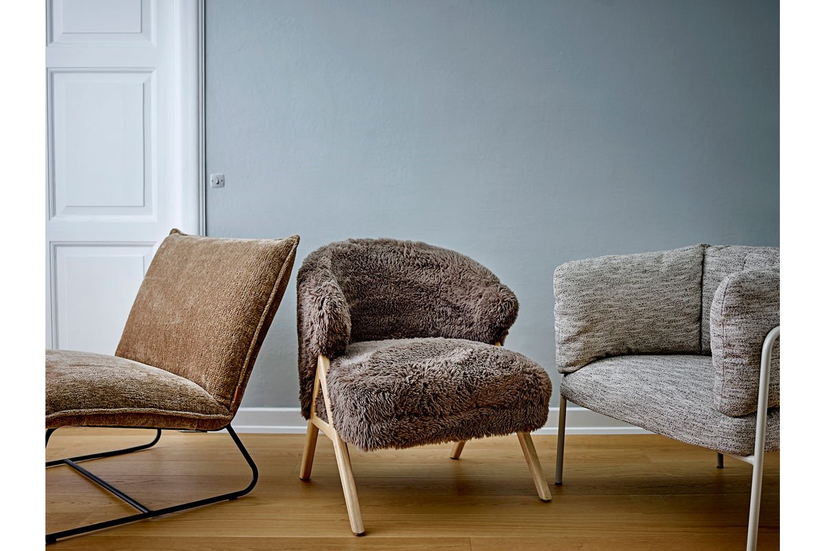 Luxusbetten24 Lounge Sessel Surfly Zeitlos Hoher Komfort Braun