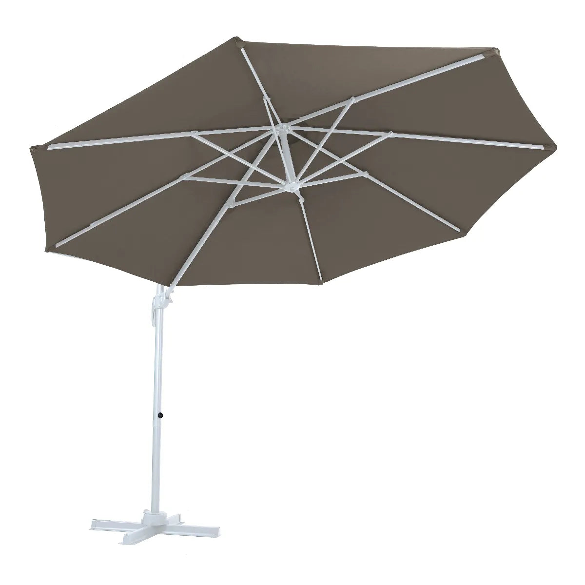 Axi House AXI Marisol Sombrilla Desplazada Blanca Taupe 300 cm