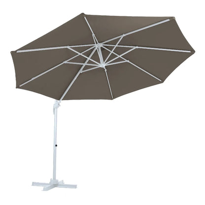 Axi House AXI Marisol Sombrilla Desplazada Blanca Taupe 300 cm