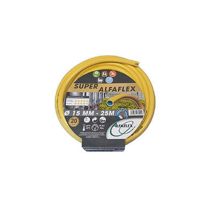 Alfaflex AFSUP15050 Manguera de Riego 5 Capas Anti-Torsión 15 mm x 50 m