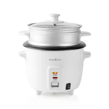Genérico Cocción de Arroz Eléctrica Blanco 1L 400W 2 Funciones