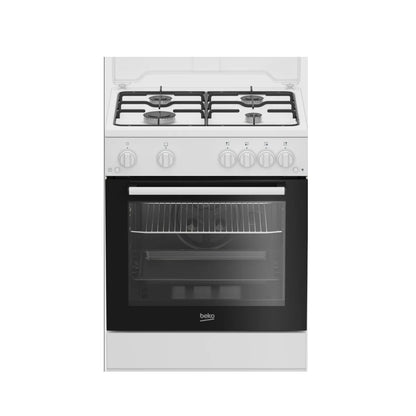 Beko FBG62121WD Cocina de Gas Convección Natural Blanco