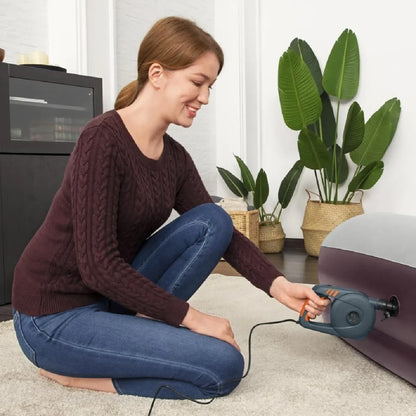 Bestway PowerGrip Bomba de Aire Eléctrica Rápida Negro Naranja