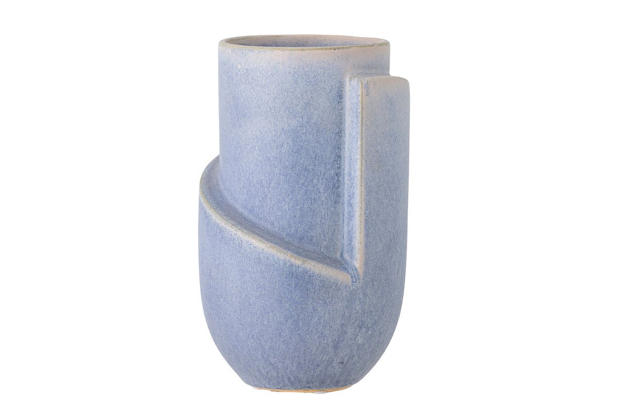 Vase Violetta aus Hochwertigem Steingut, Violette Farbe, Handgefertigt