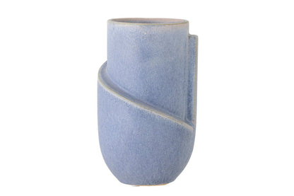 Vase Violetta aus Hochwertigem Steingut, Violette Farbe, Handgefertigt