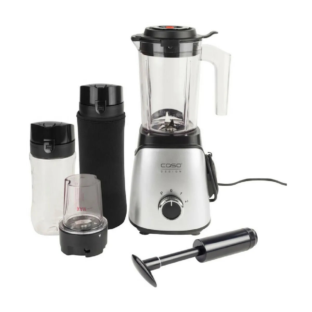 Caso B300 VacuServe 3608 Licuadora Vacío Inox Negro