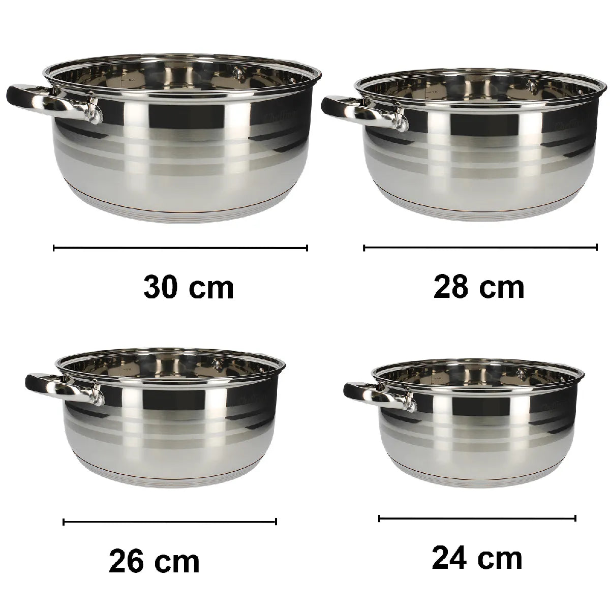 Batterie Marmites Inox Cheffinger Gris MKR00011346568