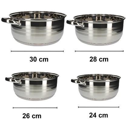 Batterie Marmites Inox Cheffinger Gris MKR00011346568