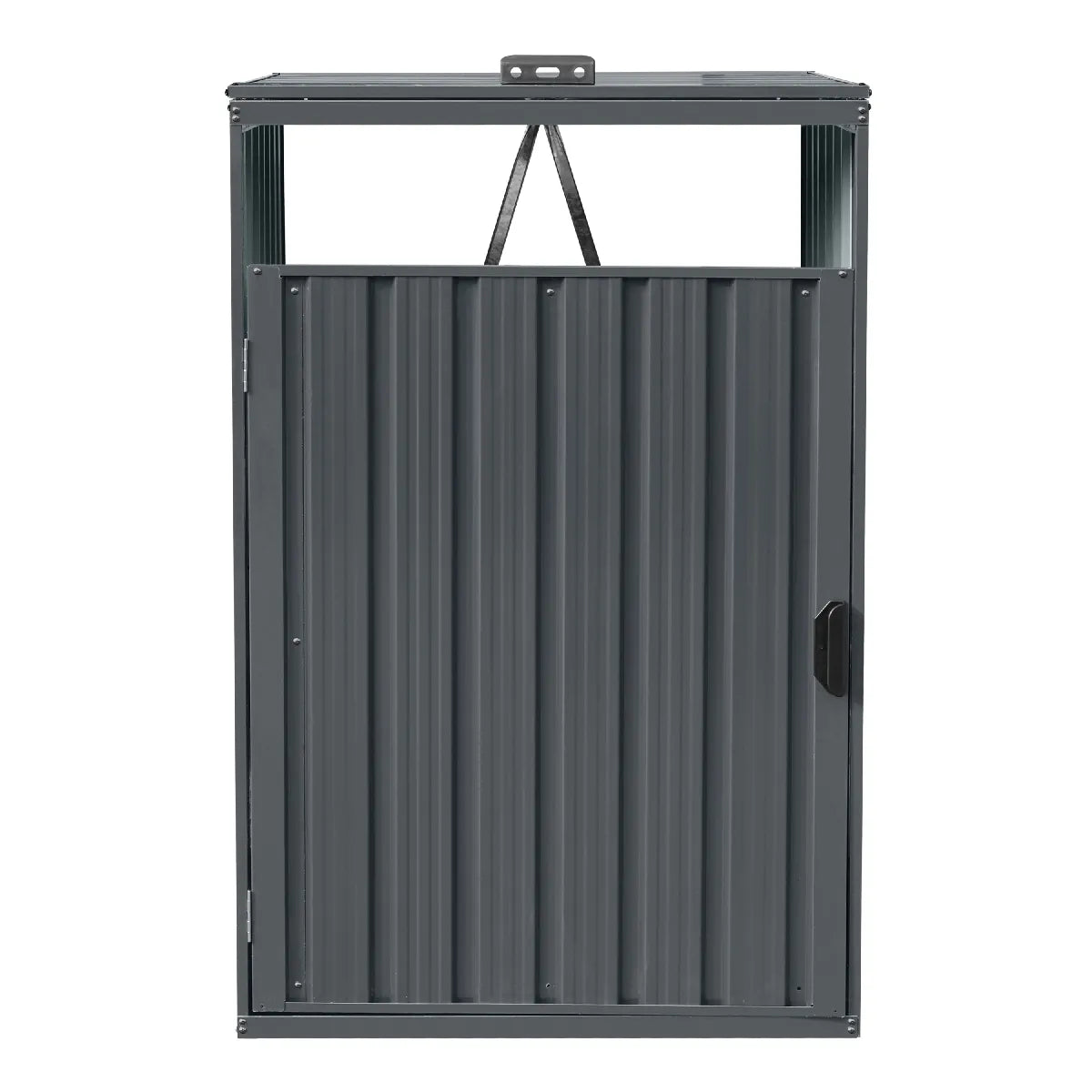 Axi House Cacho de Basura Metal 0,8x0,8x1,22 m