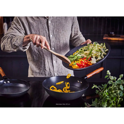 Poêle Wok Mandala Fonte Émaillée 28cm BEKA Noir MKR00013568443