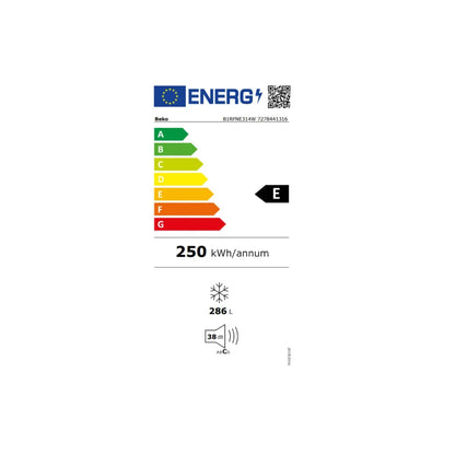 Beko B1RFNE314W Congelador No Frost Blanco