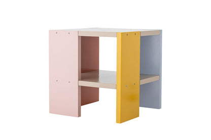 Kindertisch Justus Quadratisch aus FSC‑MDF mit Bunten Seiten