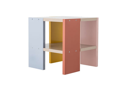 Kindertisch Justus Quadratisch aus FSC‑MDF mit Bunten Seiten