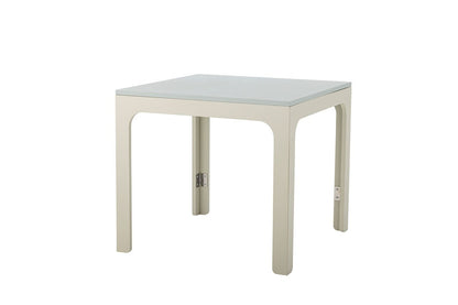 Kinder Beistelltisch Luana – Klappbarer Tisch in Grau‑Beige, 60 × 40 × 45 cm
