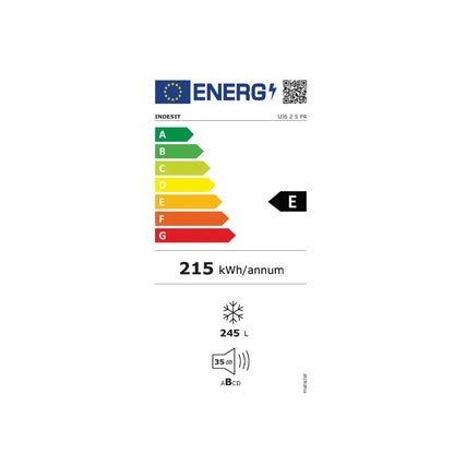 Indesit UI6 2 SFR Congelador Armario 245 L Argentado