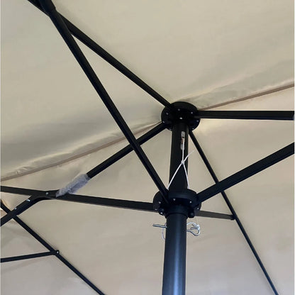 Akord Parasol de Jardín Desplazado Beige