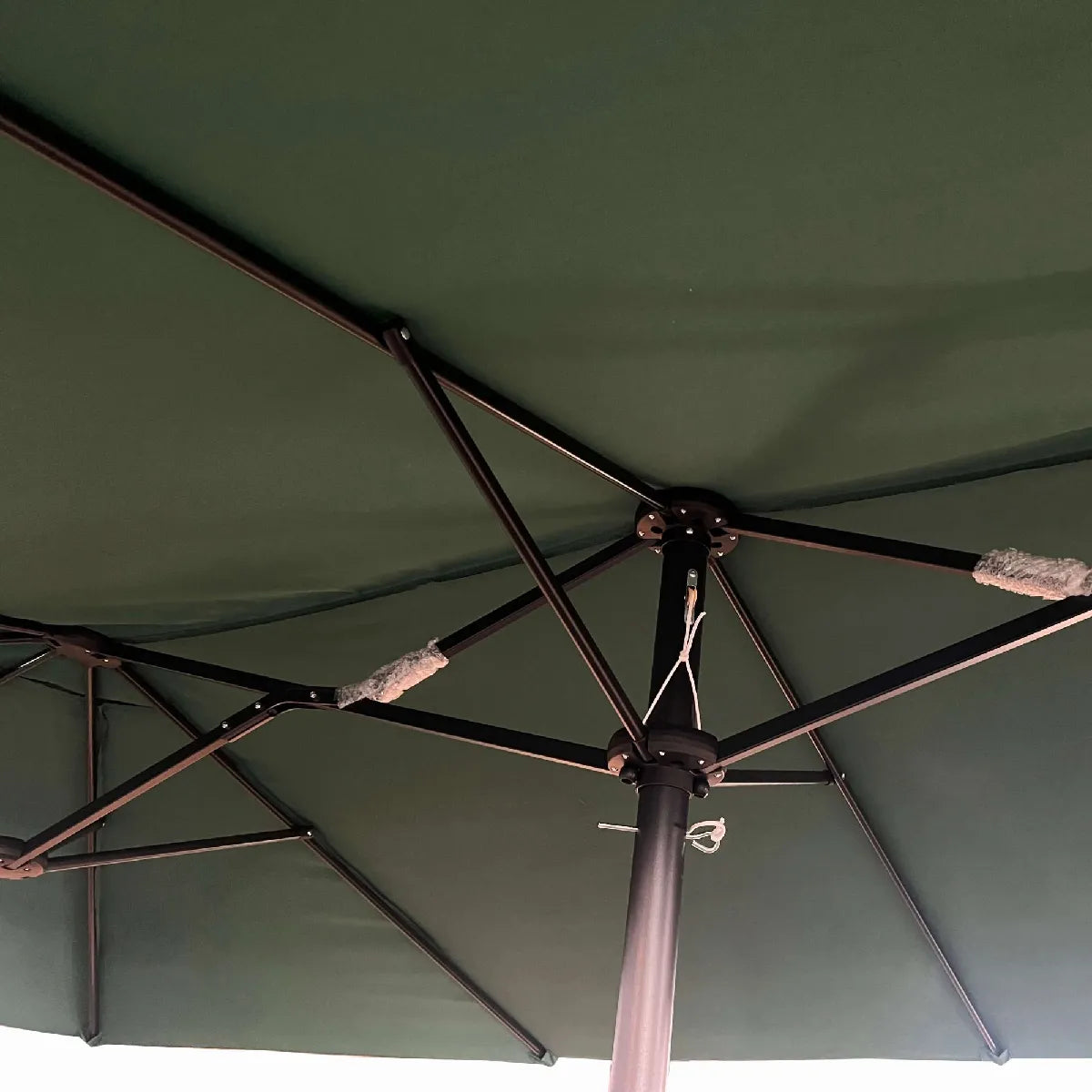 Akord Parasol Rectangular Verde Oscuro 270x460 cm