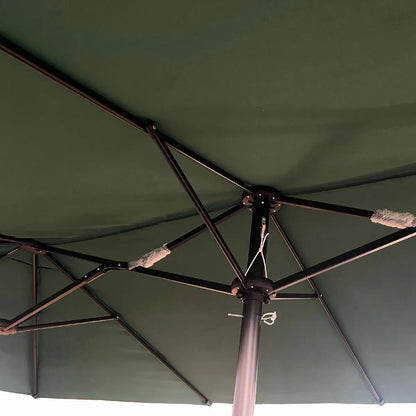 Akord Parasol Rectangular Verde Oscuro 270x460 cm