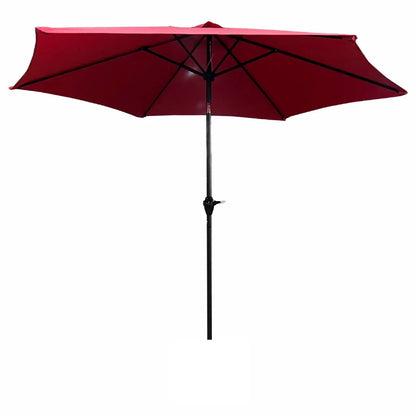 AKORD Parasol de Jardín Hexagonal Rojo Impermeable 2,7 m