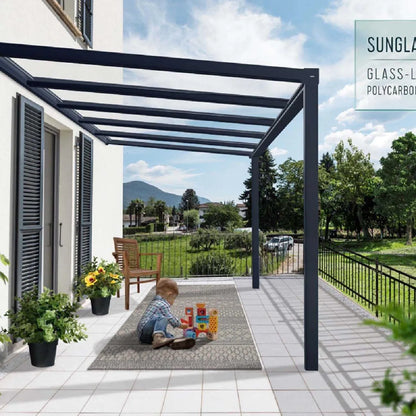 Canopia By Palram Pergola Adosada de Aluminio Gris