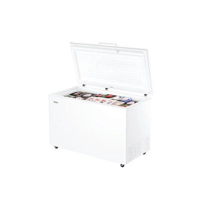 Haier HCE420E Congelador Cofre 418 L Blanco Clase E