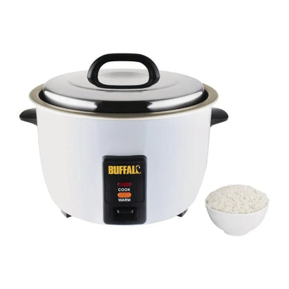 Buffalo 4.2L Inox Arrocera Profesional con Recubrimiento Antiadherente