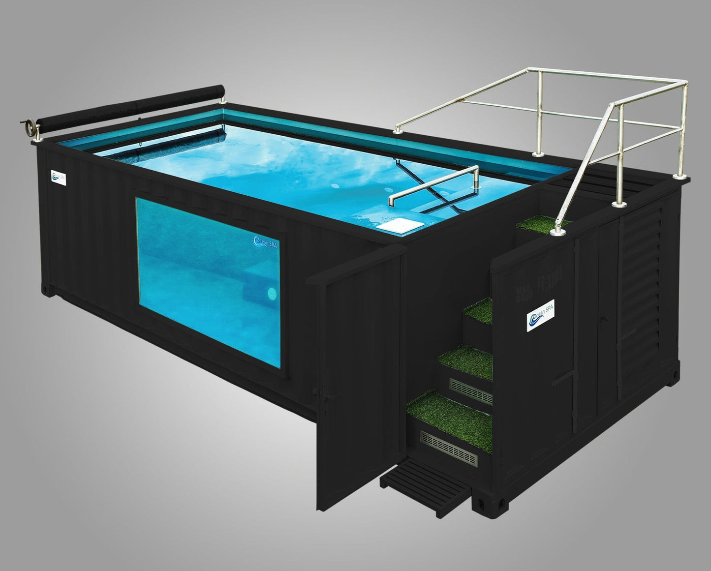 Contenedores Ejido Piscina Panoramica Autoportante 6,05 × 2,44 m