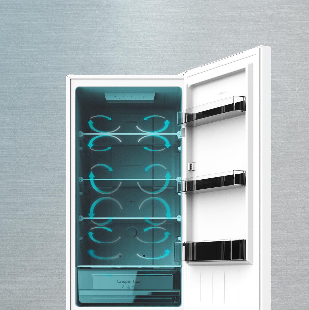 Cecotec Bolero CoolMarket Frigorífico Combi 250 L Blanco D