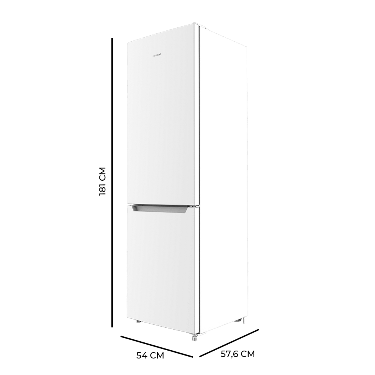 Cecotec Bolero CoolMarket Frigorífico Combi 250 L Blanco D