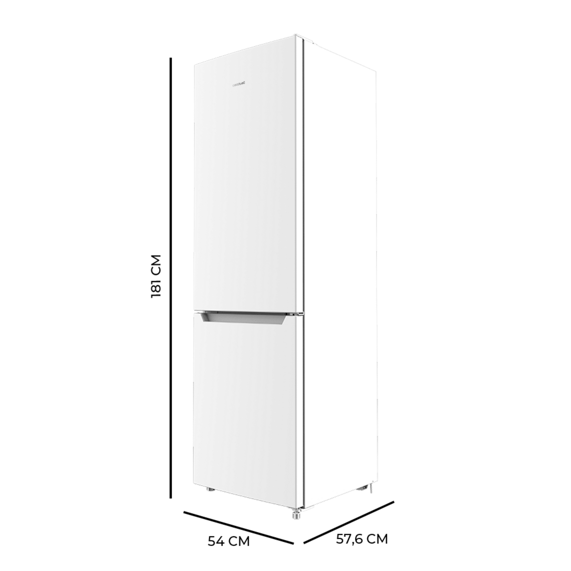 Cecotec Bolero CoolMarket Frigorífico Combi 250 L Blanco D