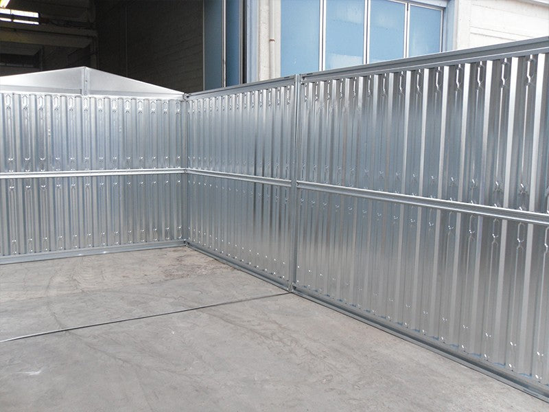 Garagenbox Zinkblech 12,75 m Leicht Schnellmontage für Werkzeuge und Material