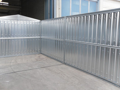 Garagenbox Zinkblech 12,75 m Leicht Schnellmontage für Werkzeuge und Material
