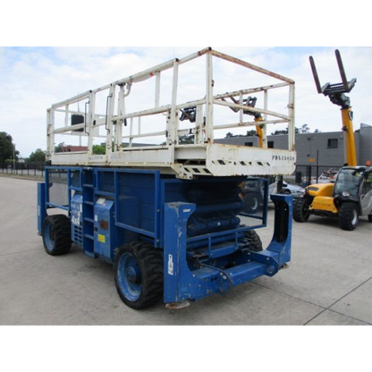 Genie GS-4390 Piattaforma Elevatrice a Forcella Trazione 4x4 Blu